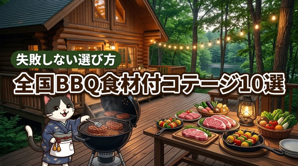 全国のBBQ食材セット付きの手ぶらコテージ10選！失敗しない選び方や魅力を紹介