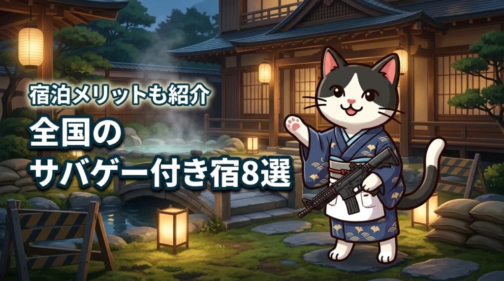 全国のサバイバルゲーム付き宿泊プランがある旅館やホテル8選！メリットも解説
