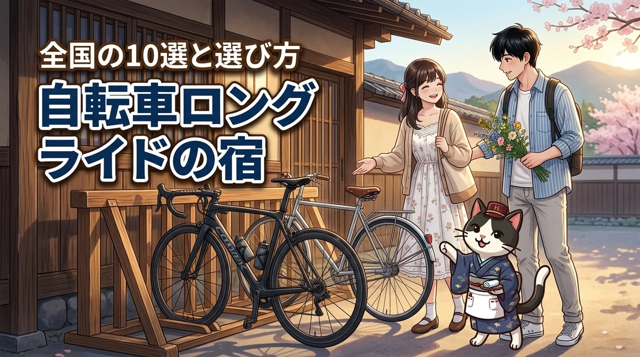 全国で自転車と泊まれる！ロングライドの宿泊プランがある旅館やホテル10選と選び方