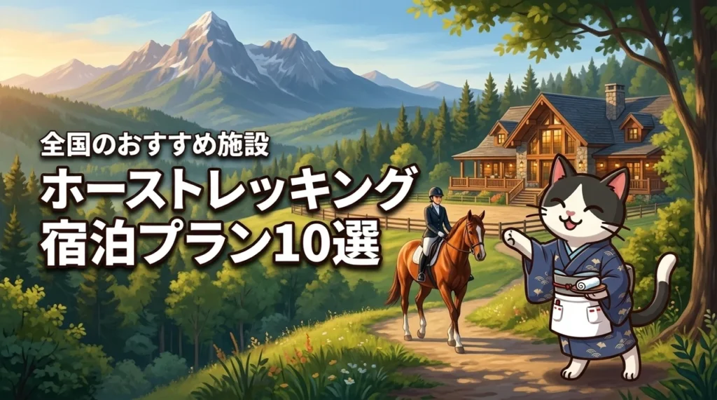 全国の馬術体験付きホーストレッキングがある宿泊プラン10選！旅館やホテルを厳選