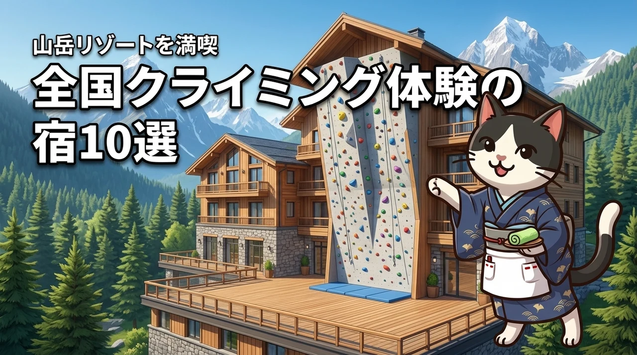 全国の山岳リゾートでクライミング体験！ホテルや旅館の宿泊プランおすすめ10選