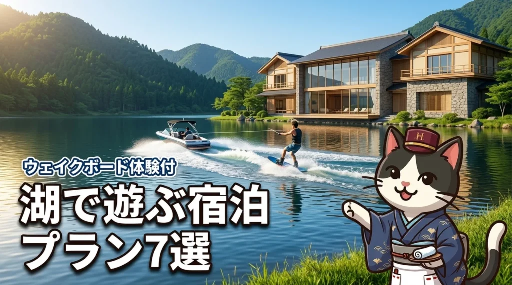 【全国】湖でウェイクボード体験付き宿泊プランがあるホテルや旅館のおすすめ7選！
