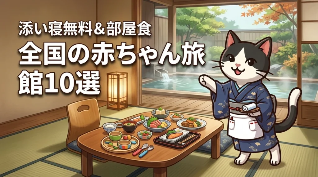 赤ちゃんと全国の温泉旅館やホテル10選！添い寝無料で部屋食の旅館を厳選紹介