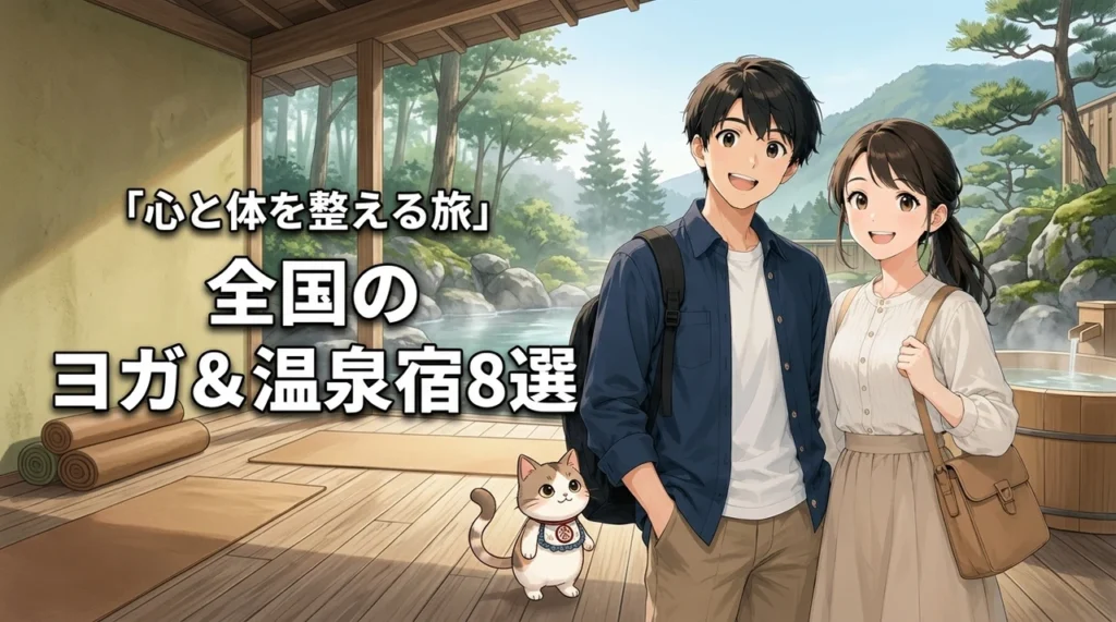 全国のヨガと温泉を楽しめる宿おすすめ8選！心身を整えるリトリートの旅